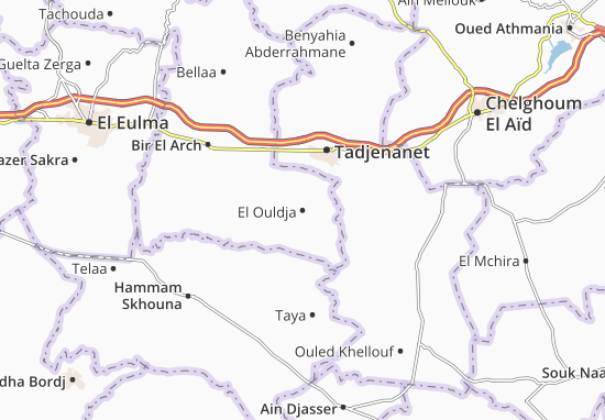Karte Stadtplan El Ouldja