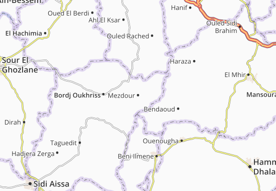 Mezdour Map