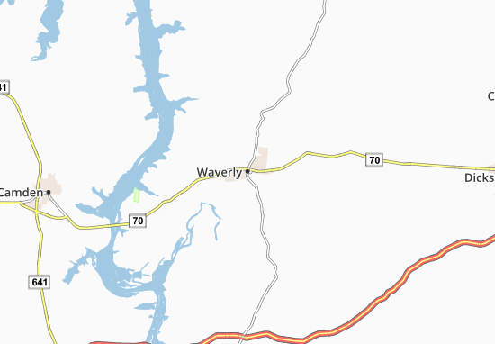 Kaart Plattegrond Waverly