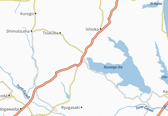 Tsuchiura Map