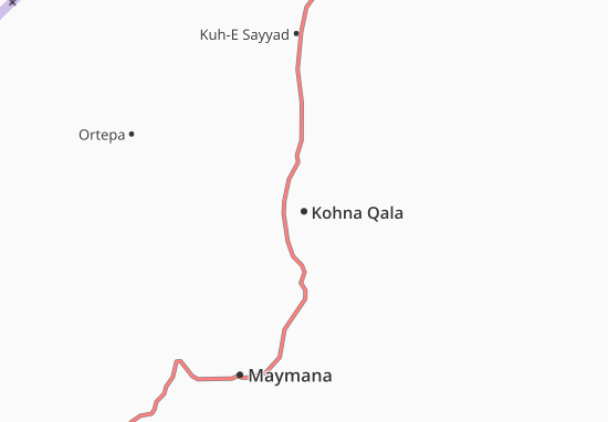 Mapa Plano Kohna Qala