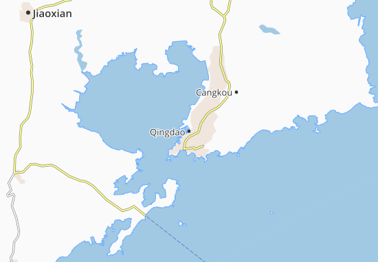 Carte-Plan Qingdao