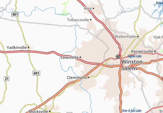 Mapa Lewisville