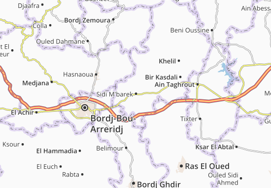 Karte Stadtplan Sidi M&#x27;barek