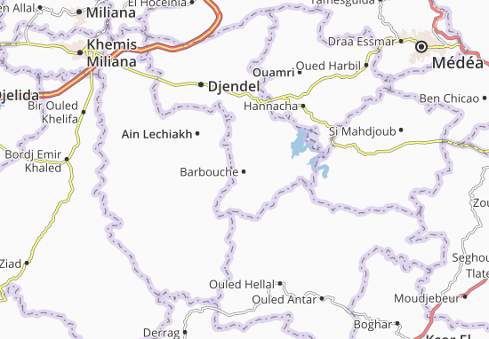 Karte Stadtplan Barbouche