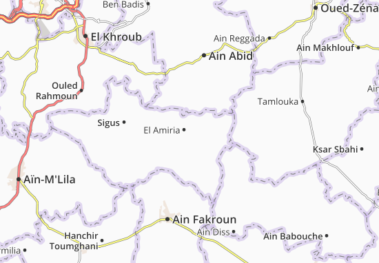 Karte Stadtplan El Amiria