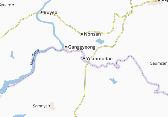 Karte Stadtplan Yeanmudae
