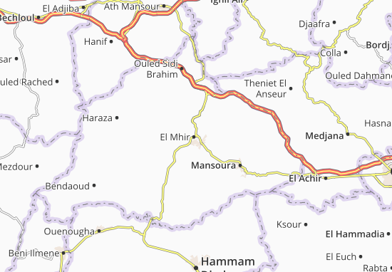Mapa El Mhir