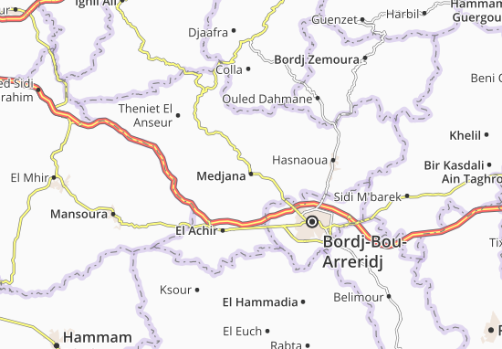 Medjana Map