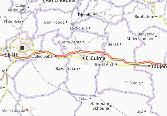 Mapa El Eulma