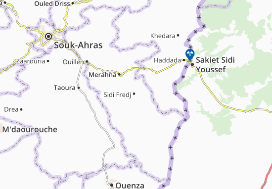 Mapa Sidi Fredj