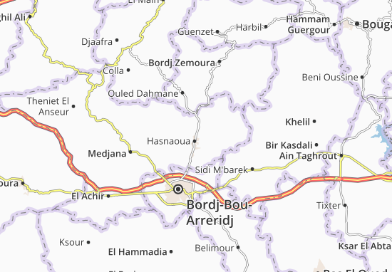 Hasnaoua Map
