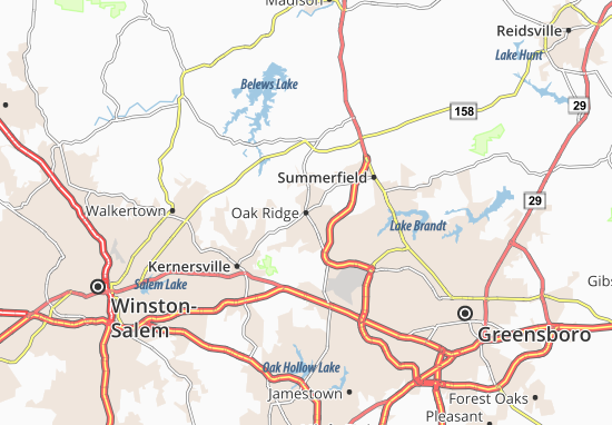 Oak Ridge Map
