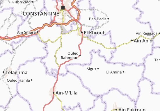 Mapa Ouled Rahmoun
