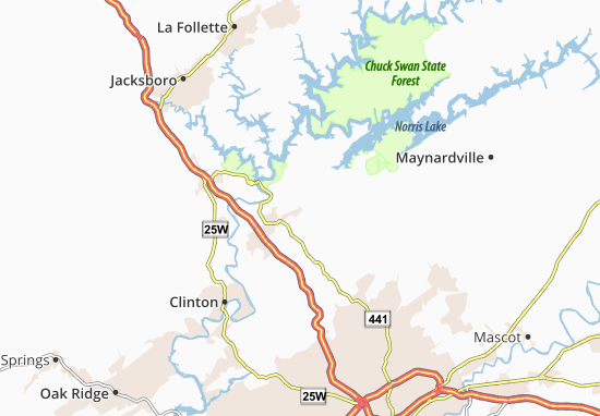 Mapa Andersonville