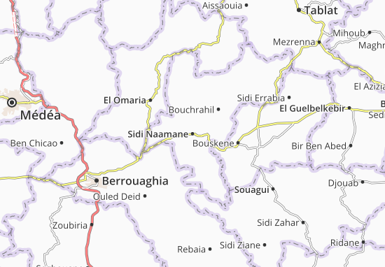 Mapa Sidi Naamane