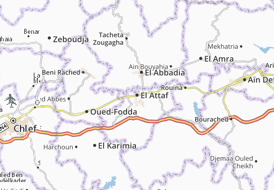 El Attaf Map