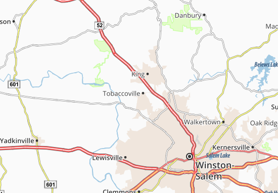 Karte Stadtplan Tobaccoville
