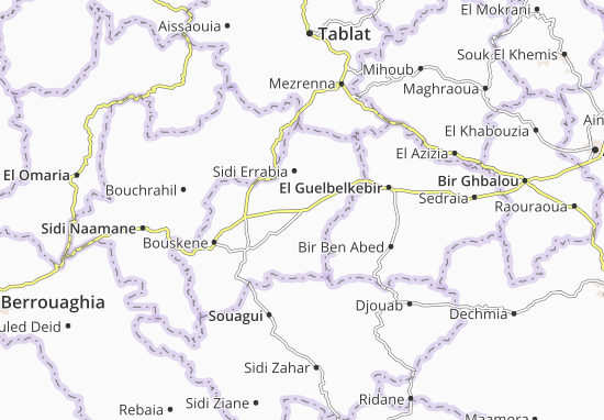 Beni Slimane Map
