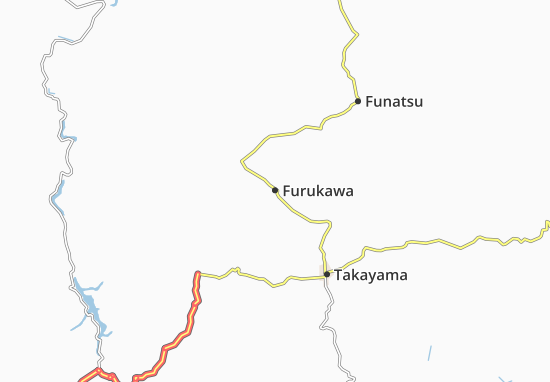 Kaart Plattegrond Furukawa