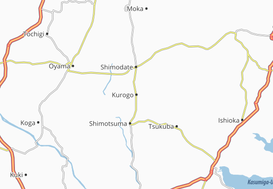 Kaart Plattegrond Kurogo