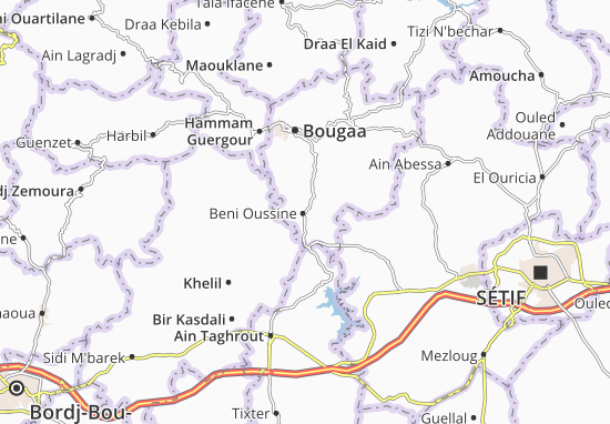 Kaart Plattegrond Beni Oussine
