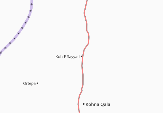 Karte Stadtplan Kuh-E Sayyad