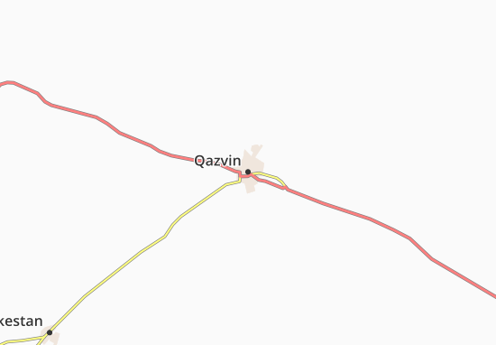 Karte Stadtplan Qazvin