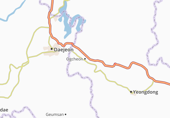 Kaart Plattegrond Ogcheon