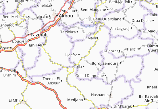 Karte Stadtplan Djaafra