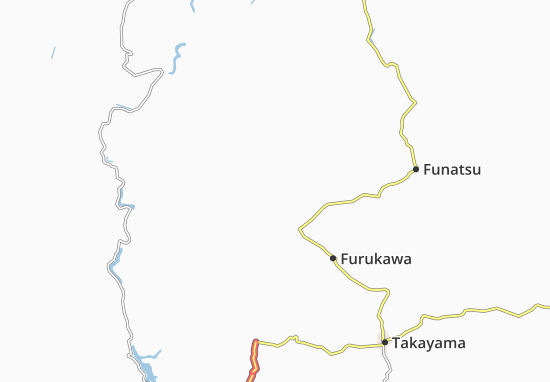 Kaart Plattegrond Tsunogawa