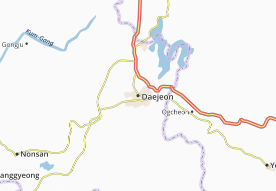 Daejeon Map