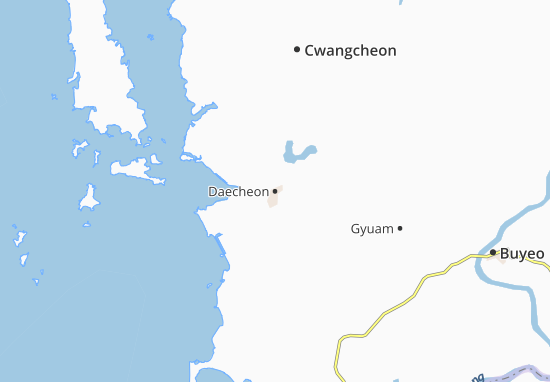 Mapa Daecheon