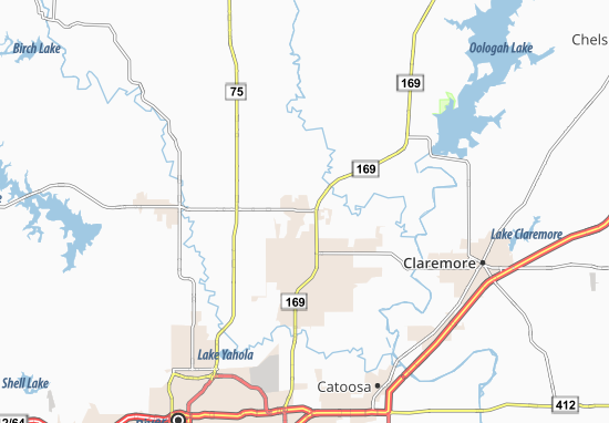 Kaart Plattegrond Collinsville