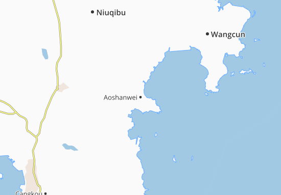 Mapa Aoshanwei