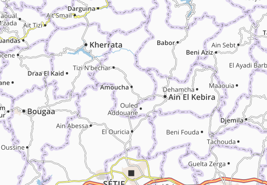 Kaart Plattegrond Amoucha
