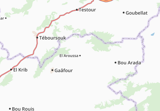 Mapa El Aroussa