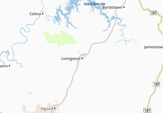 Karte Stadtplan Livingston