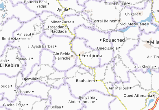 Karte Stadtplan Ferdjioua