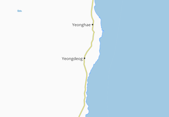 Mapa Yeongdeog