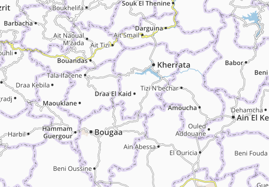 Karte Stadtplan Draa El Kaid