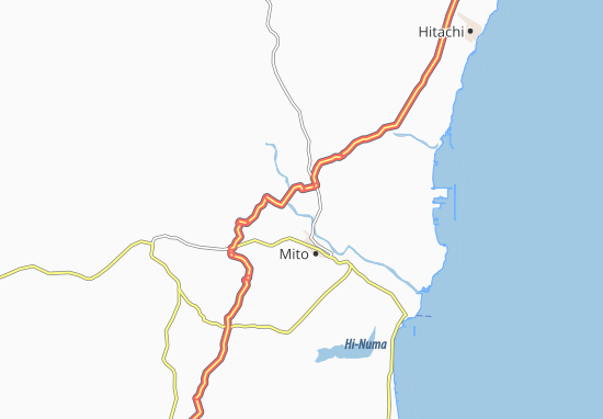 Karte Stadtplan Nishi-Kinokura