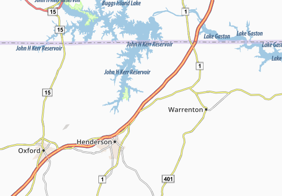 Mapa Jacksontown