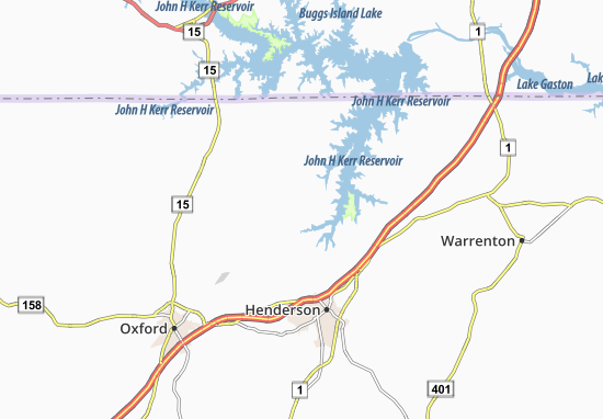 Kaart Plattegrond Williamsboro