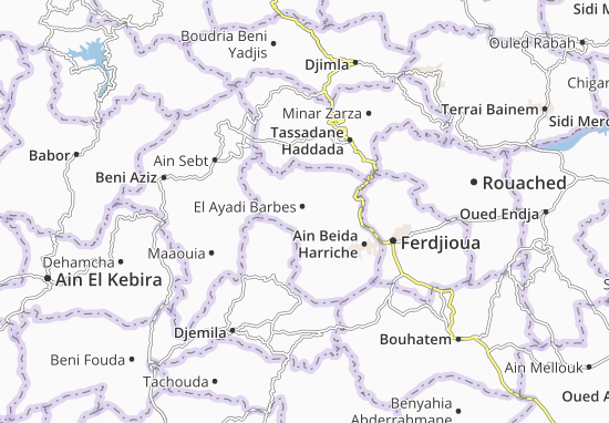 Karte Stadtplan El Ayadi Barbes