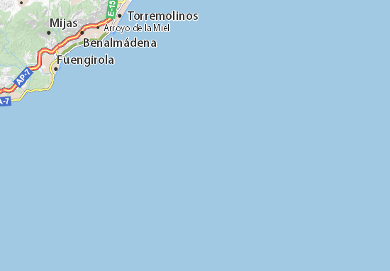 Kaart Plattegrond Costa del Sol