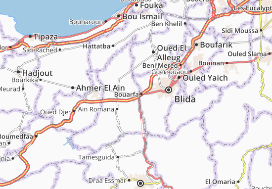 Karte Stadtplan Chiffa