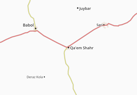 Qa&#x27;em Shahr Map