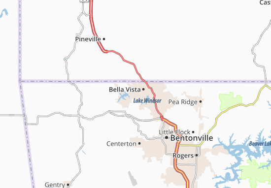 Mapa Bella Vista