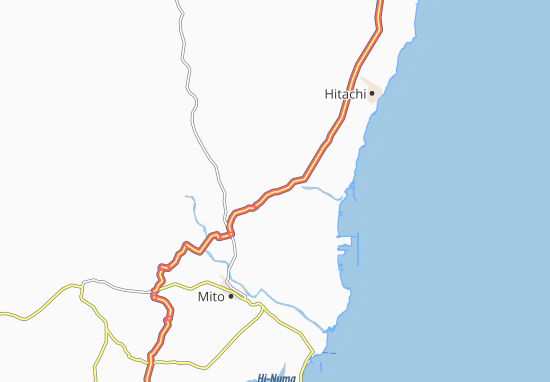 Kaart Plattegrond Nukada-Kitago